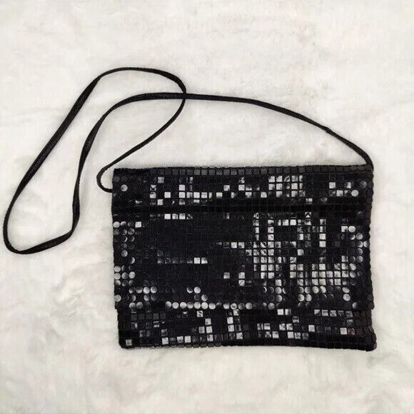 Black Vintage crossbody Disco Bag - Picture 3 of 10